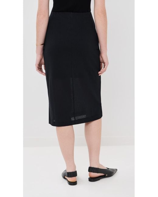 BITE STUDIOS Black Moon Sheer Cotton Crepe Skirt
