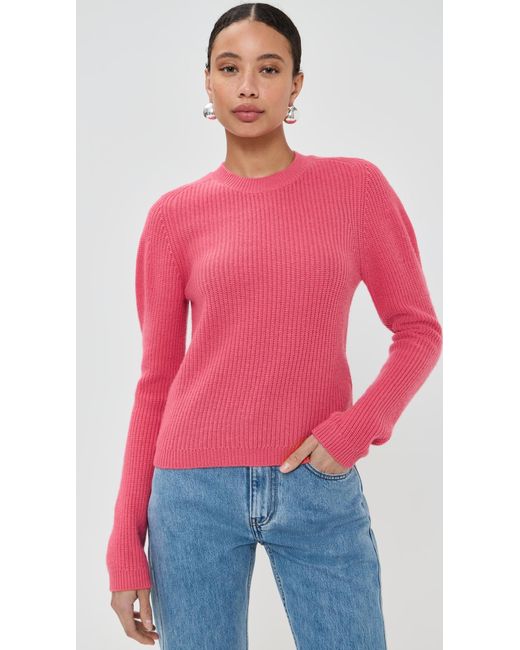 J.W. Anderson Red Puff Sleeve Sweater