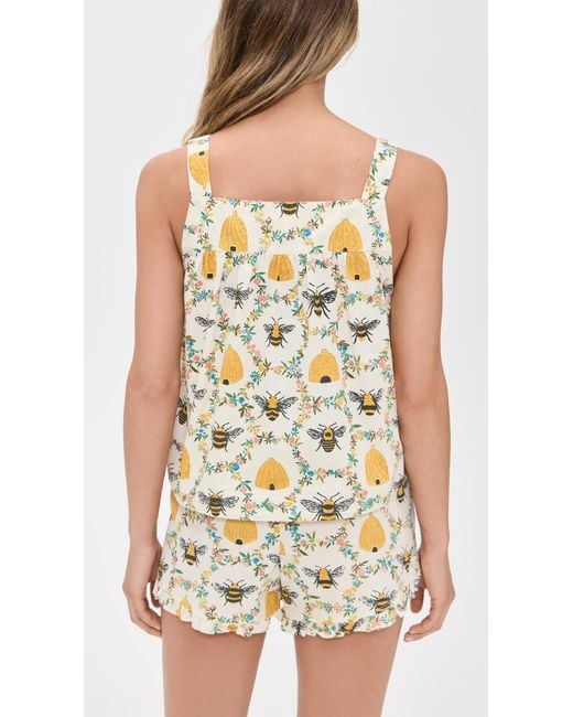 Printfresh Multicolor Back To Bed Shorts Pajama Set