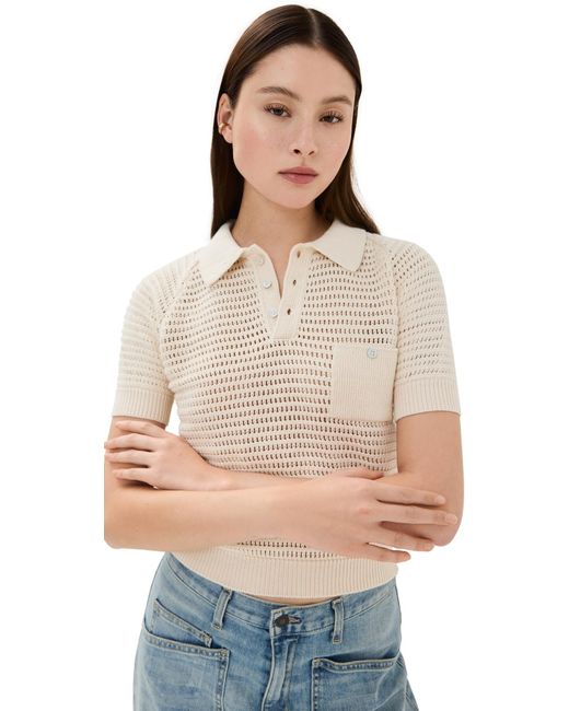 Alix Of Bohemia Natural Lessi Crochet Top