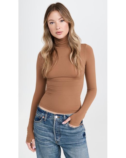 Commando Blue Ballet Body Turtleneck