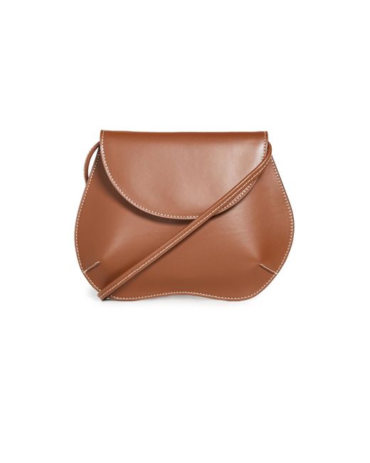 Little Liffner Mini Pebble Pouch - Brown Mini Bags, Handbags