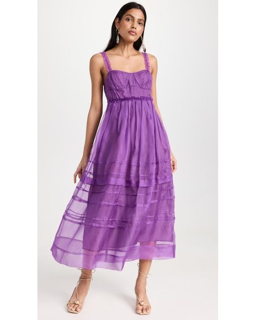 Ulla Johnson Priscilla Dress in Purple | Lyst