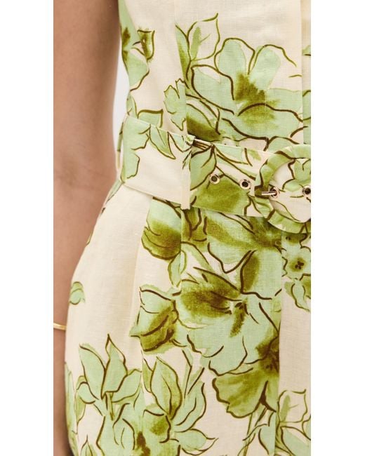Hevron Yellow Asha Romper