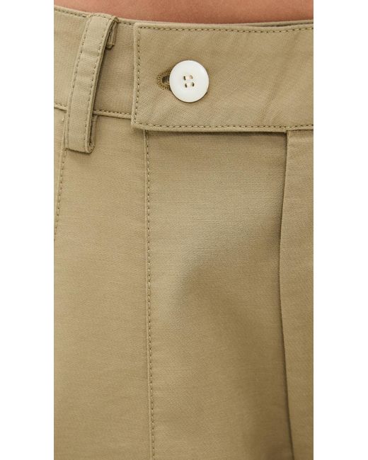 Pixie Market Green Baggy Button Pants