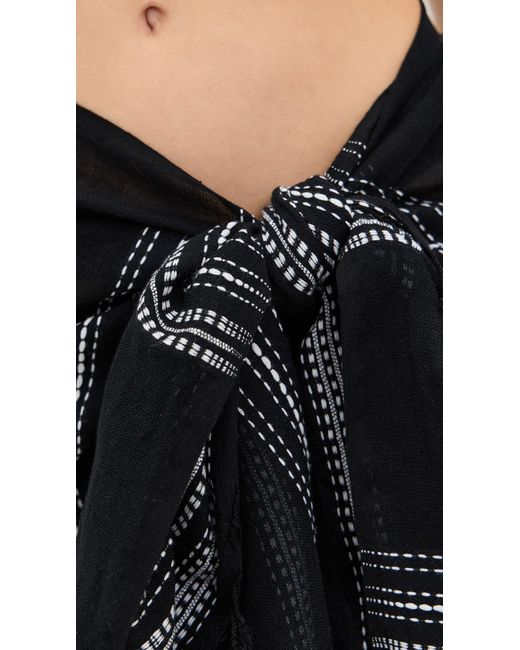 Lemlem Black Lema Sarong