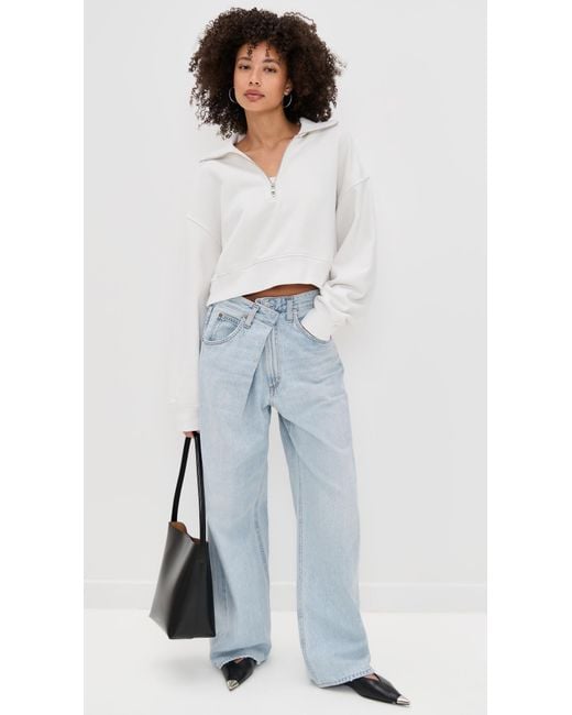 Agolde Vana Jean: Fold Jeans in Blue | Lyst