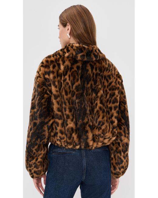 A.L.C. Black A. L.C. Esme Faux Fur Jacket
