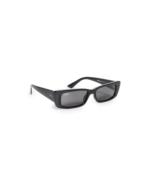 Ray-Ban Black Rb4425 Teru Rectangular Sunglasses