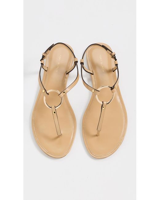 Tory Burch Black Ring Sandals