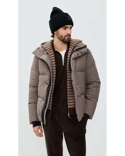 Canada Goose Brown Everett Puffer Jacket for men