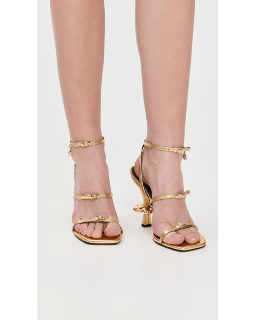 Marc Jacobs Black The Daisy Heels