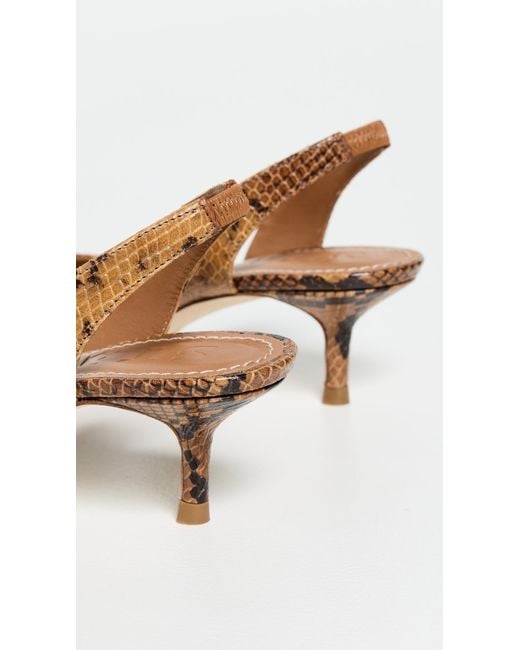 Staud Black Sebastian Slingback Heels