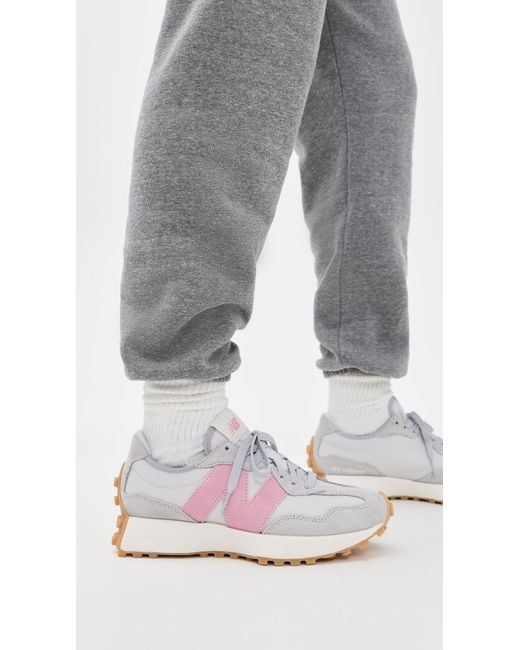 New Balance Pink 327 Sneakers