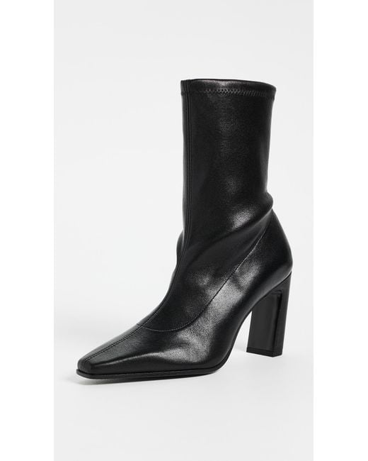 Stuart Weitzman Black Stassi Stretch Booties
