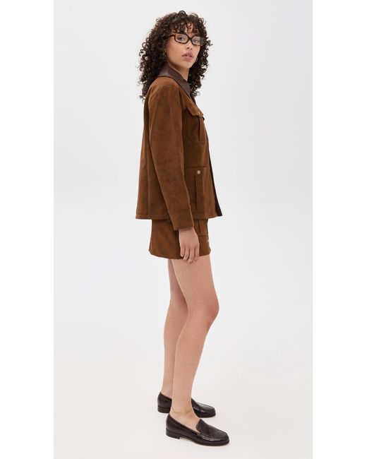 En Saison Brown Eloise Chore Jacket