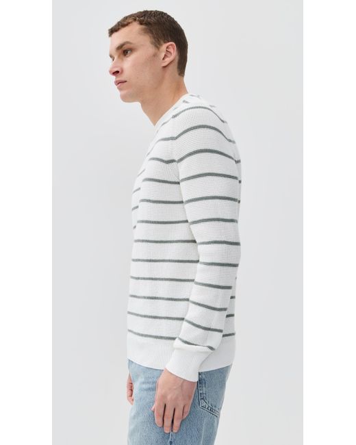 Faherty Brand Multicolor Sunwashed Crewneck Sweater for men
