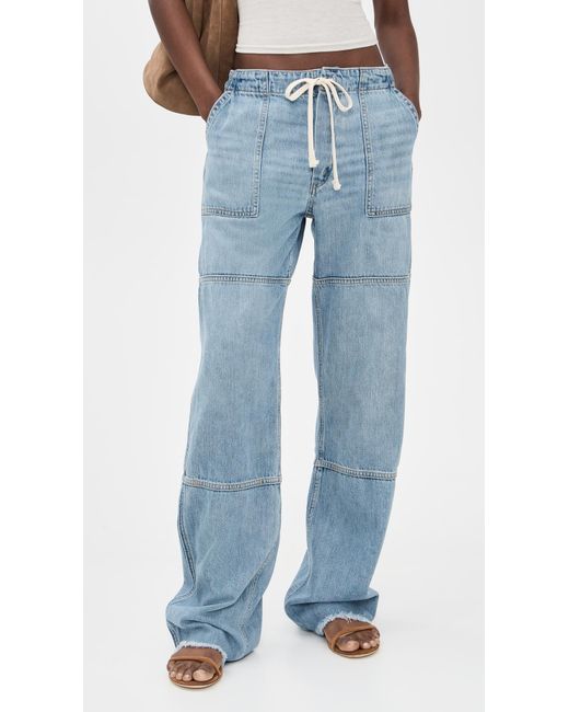 Re/done Blue Beach Pants