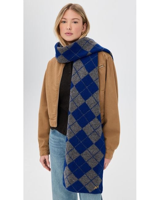 Damson Madder Blue Saskia Scarf
