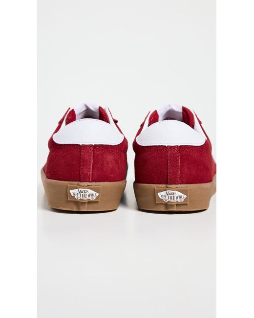 Vans Red U Sport Low Sneakers