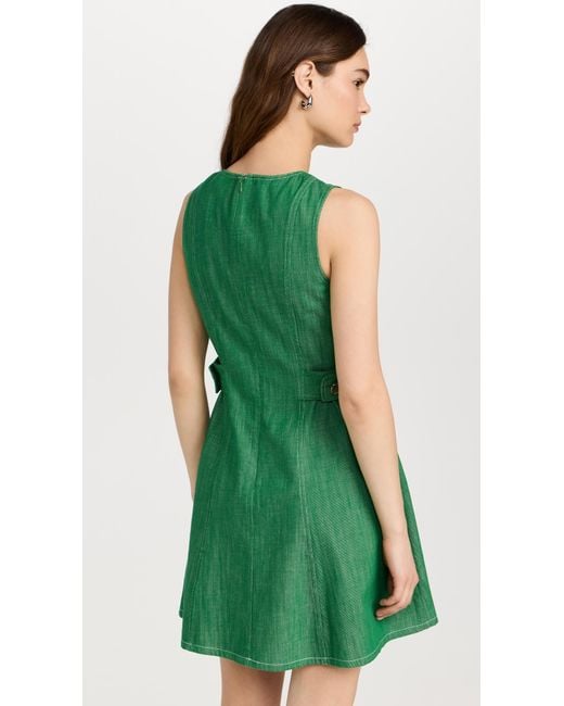 Shoshanna Green Samara Dress
