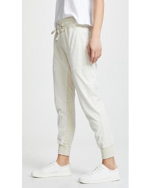 james perse contrast sweatpants