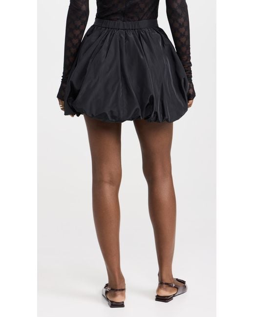 RHODE Black Blanca Skirt