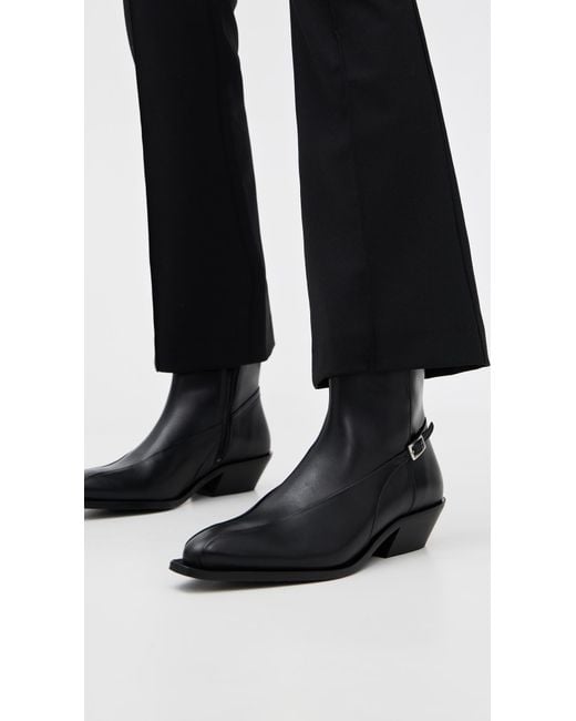Alohas Black Lizzie Leather Ankle Boots