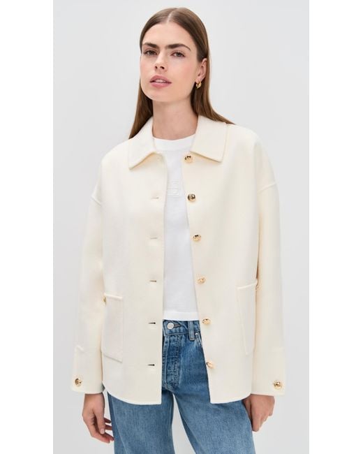 Anine Bing White Luca Jacket