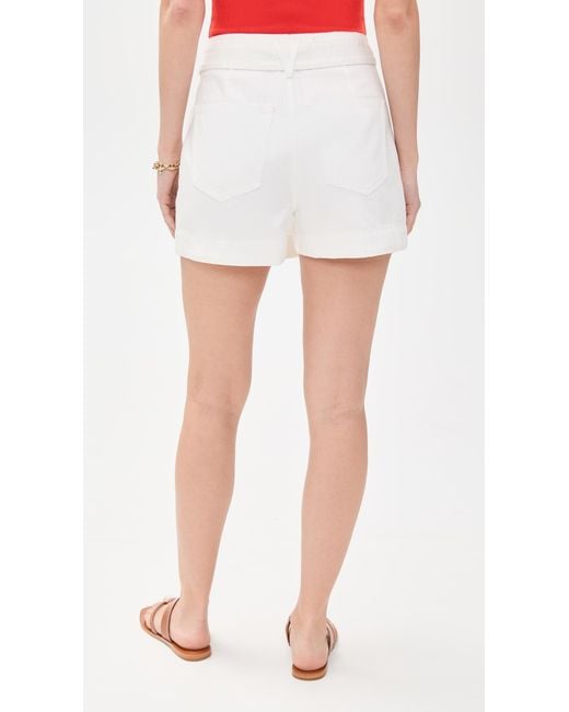 Veronica Beard White Agee Skort