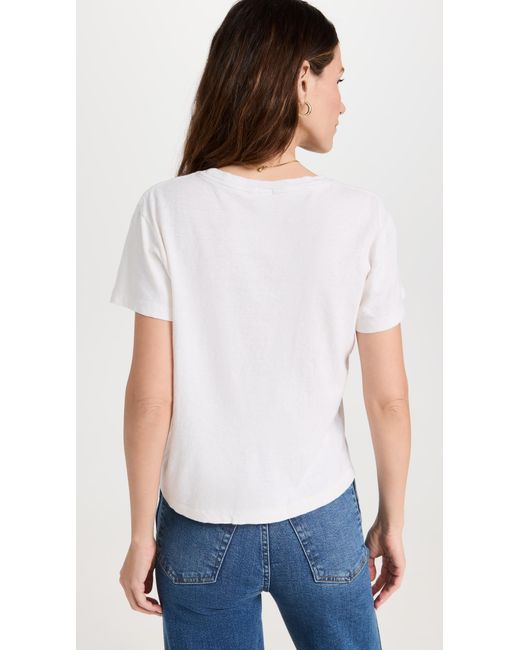 Re/done Blue The Classic Tee