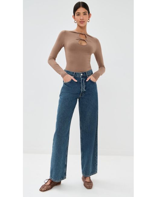 Le Bos Blue Brigitte Top