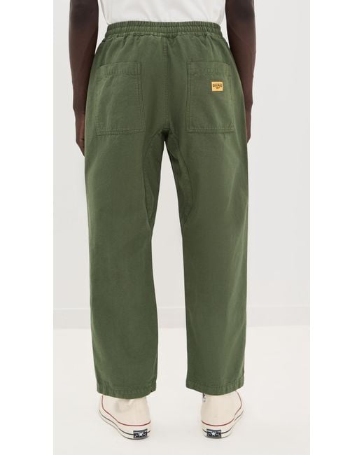 Service Works Green Classic Canvas Chef Pants for men
