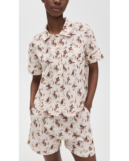 The Great Multicolor The Short Sleeve Pajama Shirt