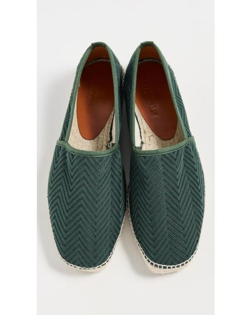 Missoni Green Corfu Espadrilles for men