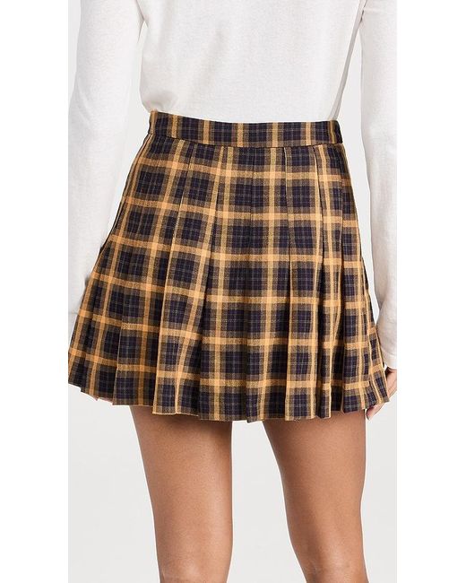 English Factory Checked Pleated Skort | Lyst