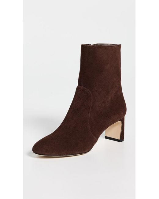 Stuart Weitzman Brown Babette 60 Zip Boots