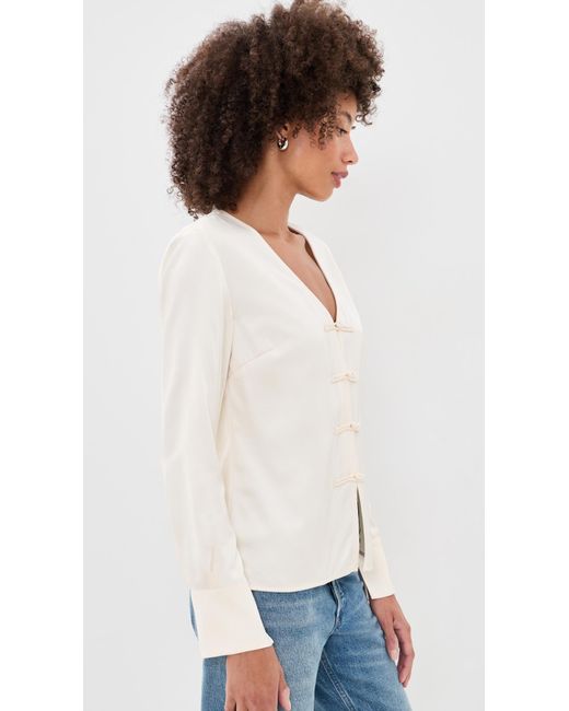 ALIGNE White Saffron Blouse