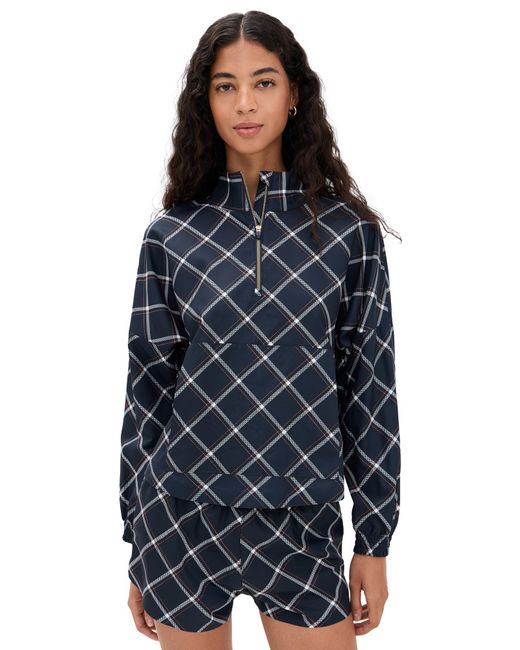 Rhone Blue Mirage Printed Anorak Jacket
