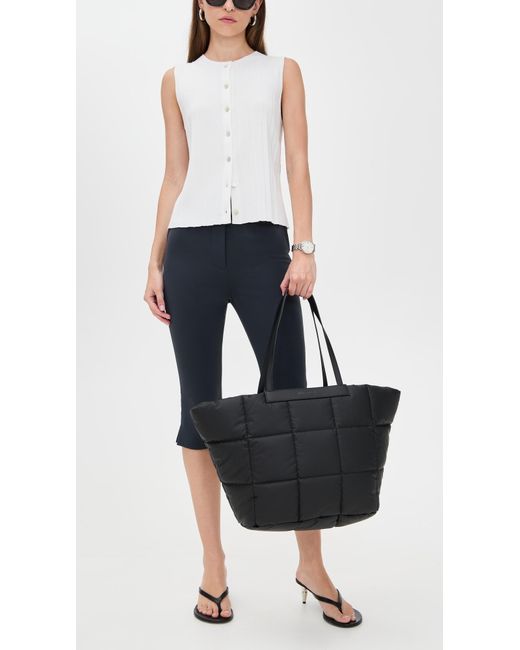 VEE COLLECTIVE Black Porter Basque Matte Bag