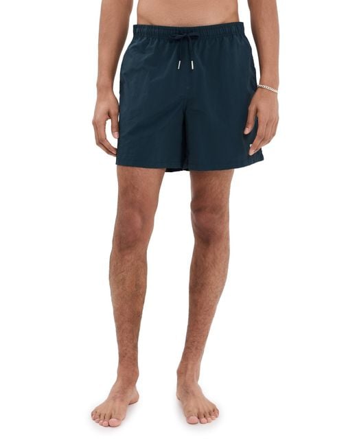Bather Blue Solid Swim Trunks 5 for men