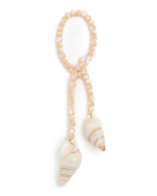 Madewell White Shell Bag Charm