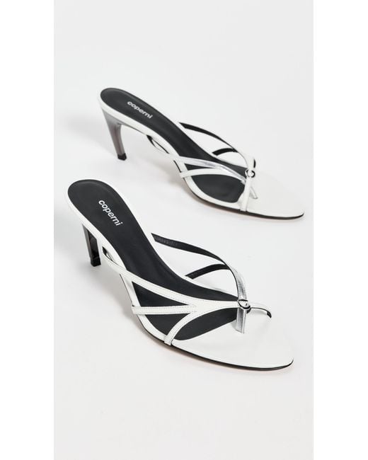 Coperni Black Low Strap Sandals