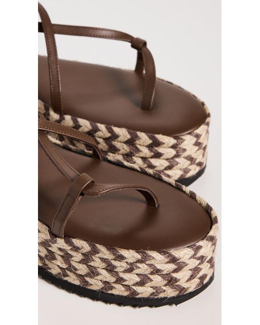 Johanna Ortiz Brown Barbor Platforms