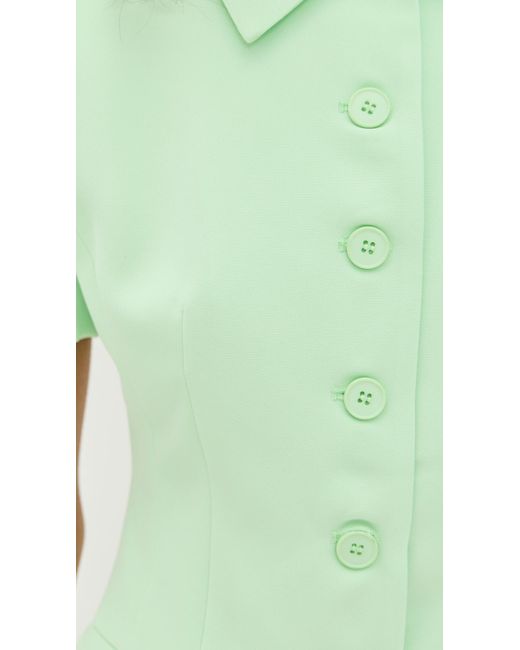 slim fit dress slacks Chaser Capri Meadow Green Mini Dress