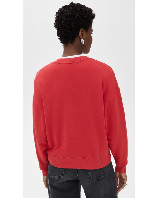 Ba&sh Red Benjamin Sweatshirt