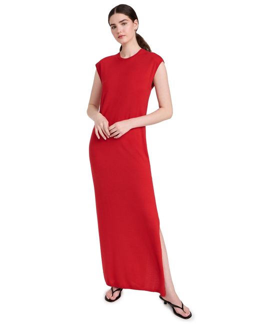 Leset Red James Maxi Dress