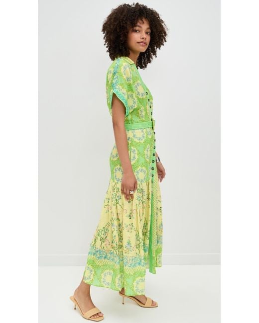Saloni Green Riya B Dress