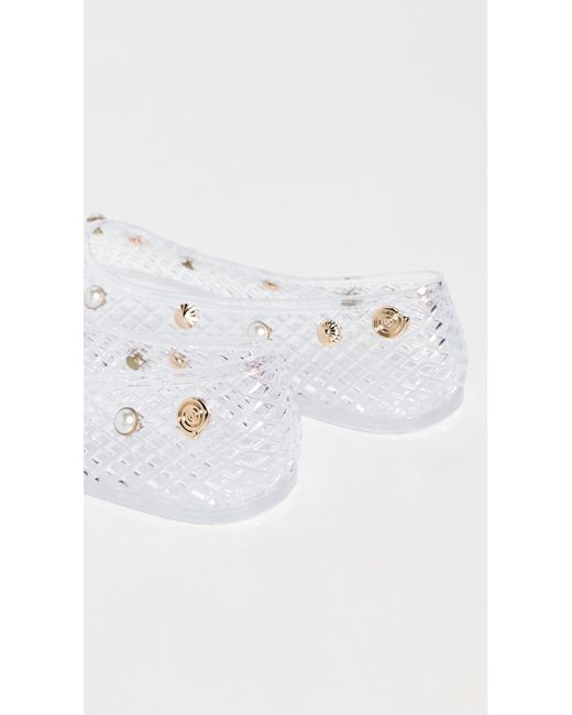 Ancient Greek Sandals Black Iro Charm Jelly Flats