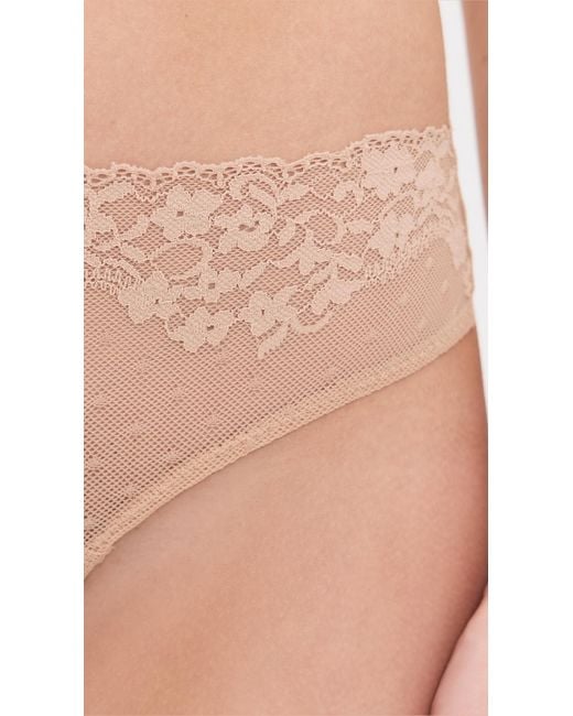 Commando Natural Double Take Lace Thong